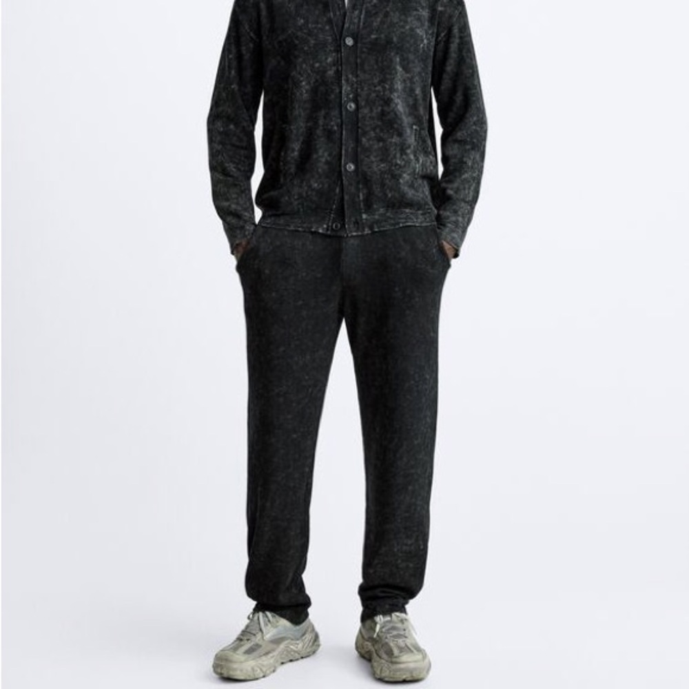 NWT Zara Men’s Washed Knit Pants Size L
